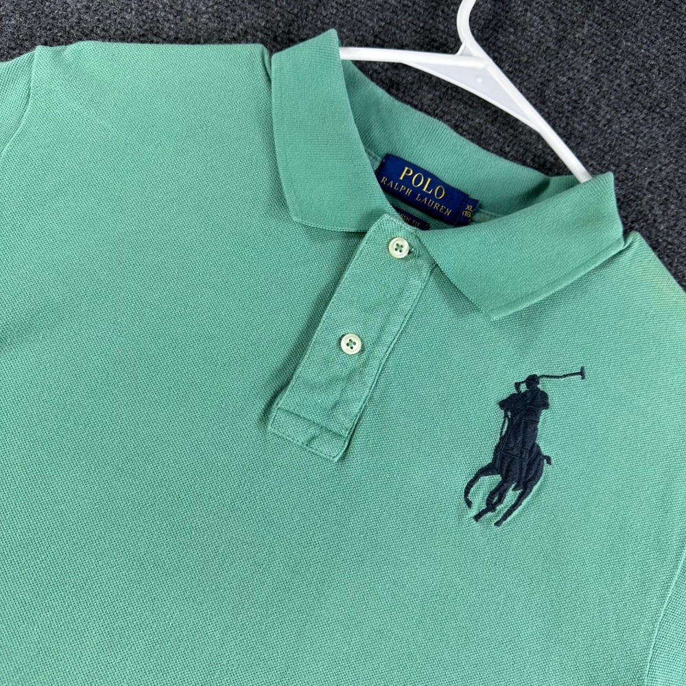 Polo Ralph Lauren Polo Shirt Mens XL Extra‎ Large Big Pony Classic Fit Short